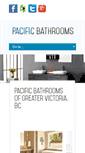 Mobile Screenshot of pacificbathrooms.ca